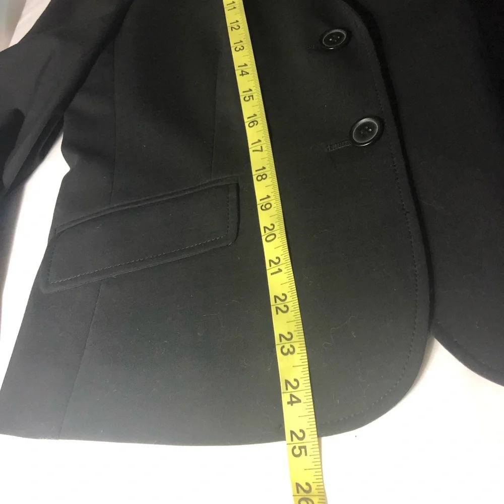 J. Crew Black ‎ 96% wool 4% Spandex Women’s Jacket Sz 12